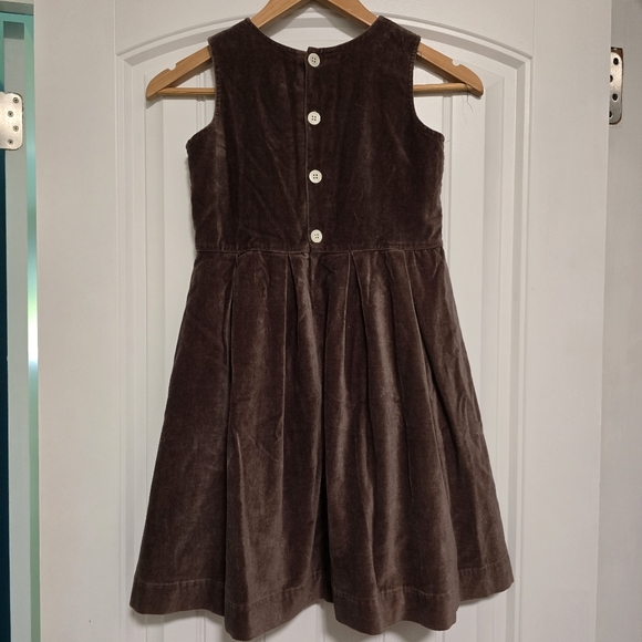 MINI BODEN Pleated Velvet Dress - Picture 6 of 7